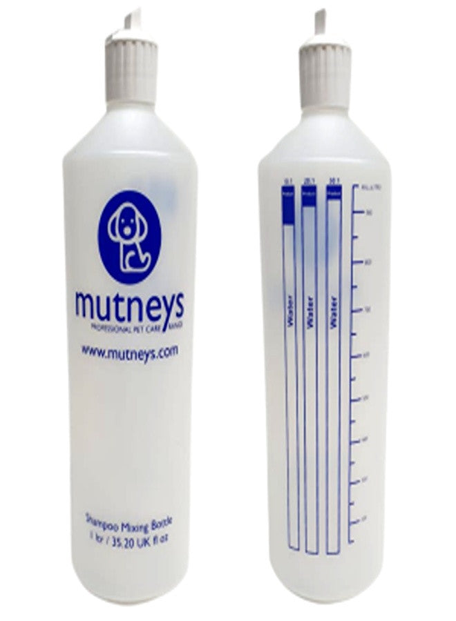 Mutney’s Mixing Bottles with Flip Spout Lid 1 ltr