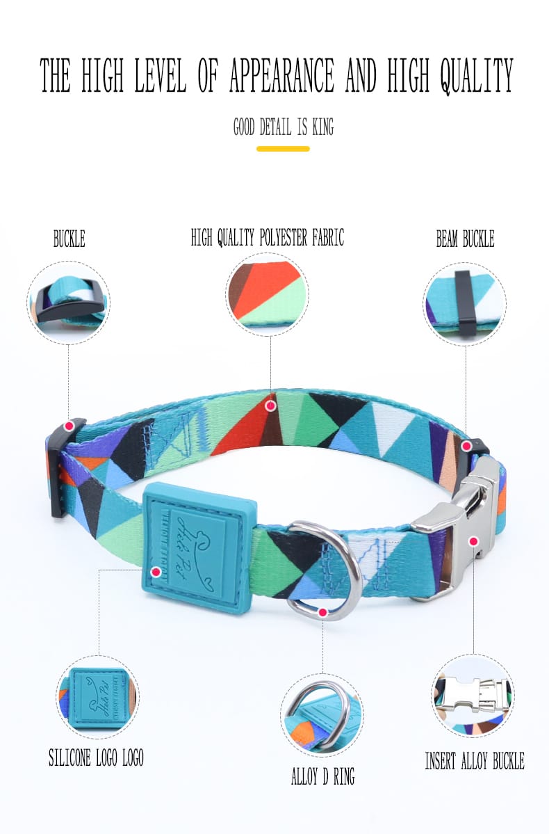 Helepet Faux Nylon Dog Collar