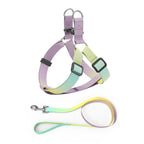 Helepet Flat Pet Leash Harness-Plastic Buckle