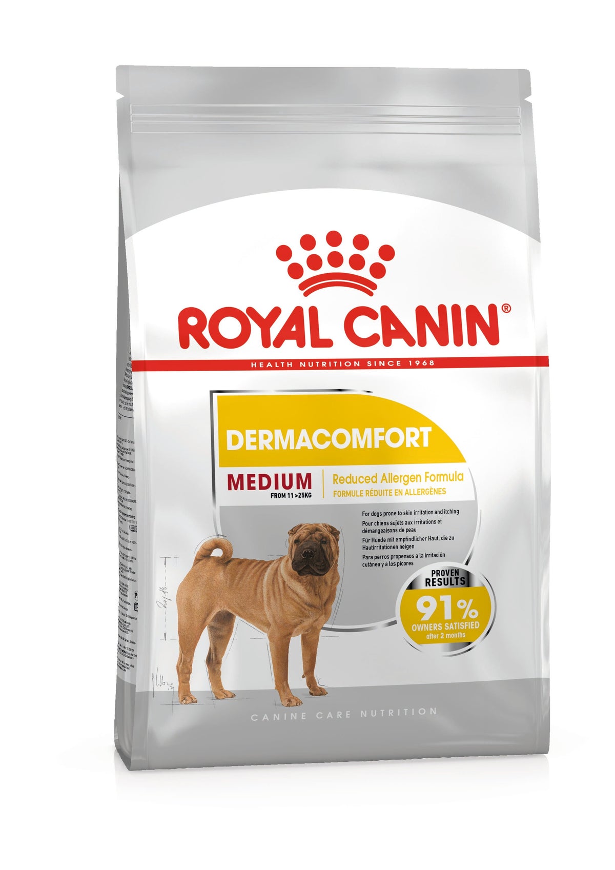 Canine Care Nutrition Medium Dermacomfort 12 kg – product pack