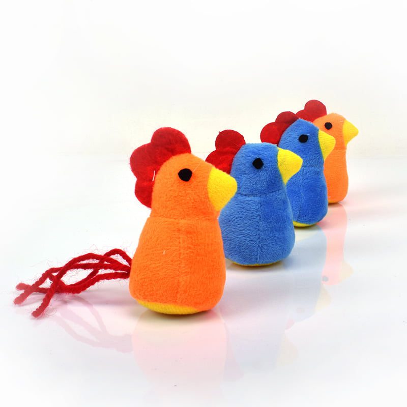For Pet  Cat Chew Toy Chicken Shape  (Mixed Colors)