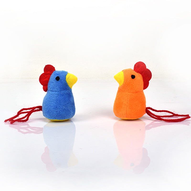 For Pet  Cat Chew Toy Chicken Shape  (Mixed Colors)