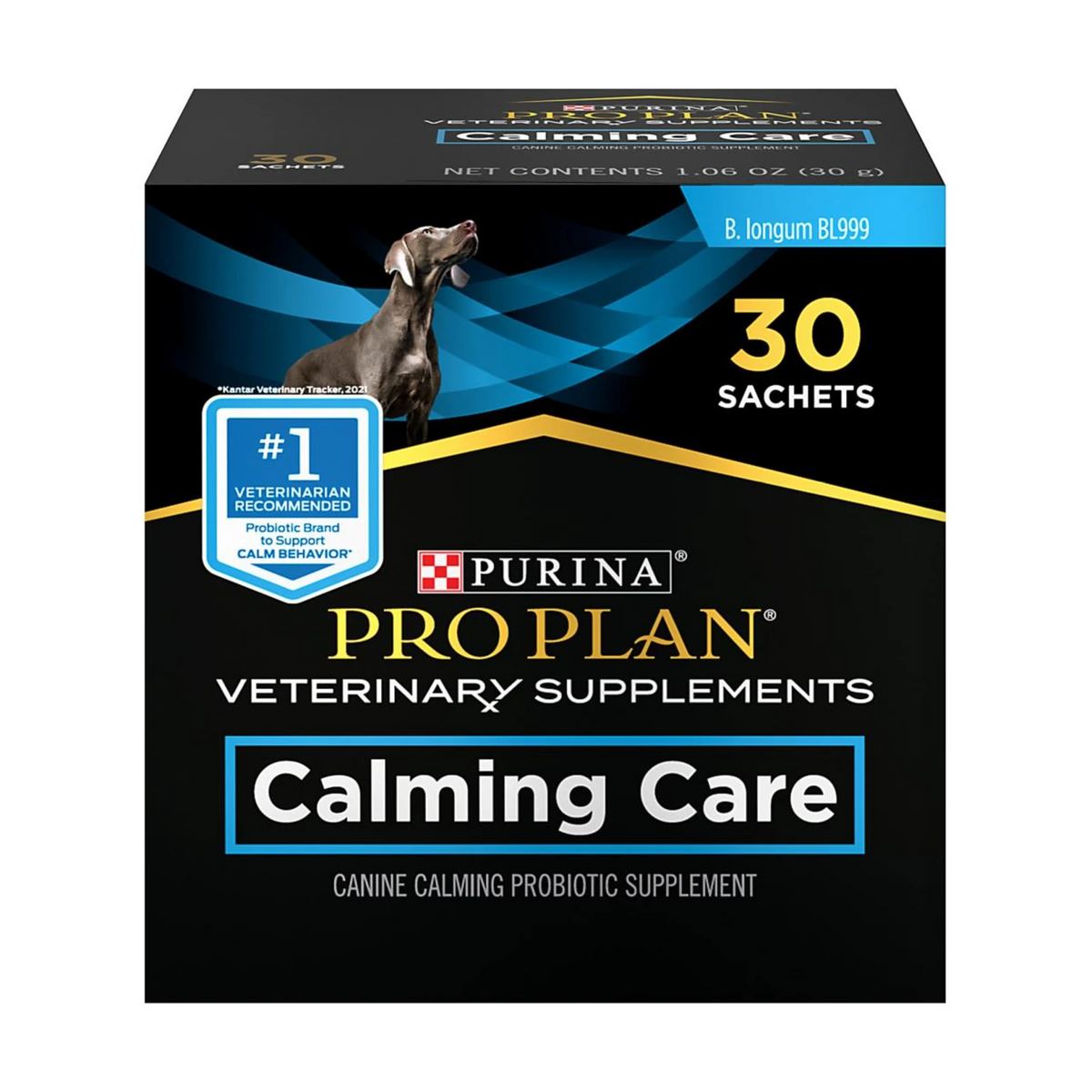 PRO PLAN VETERINARY SUPPLEMENTS CALMING CARE - CALMING DOG SUPPLEMENTS, 30 SACHETS X 1 G