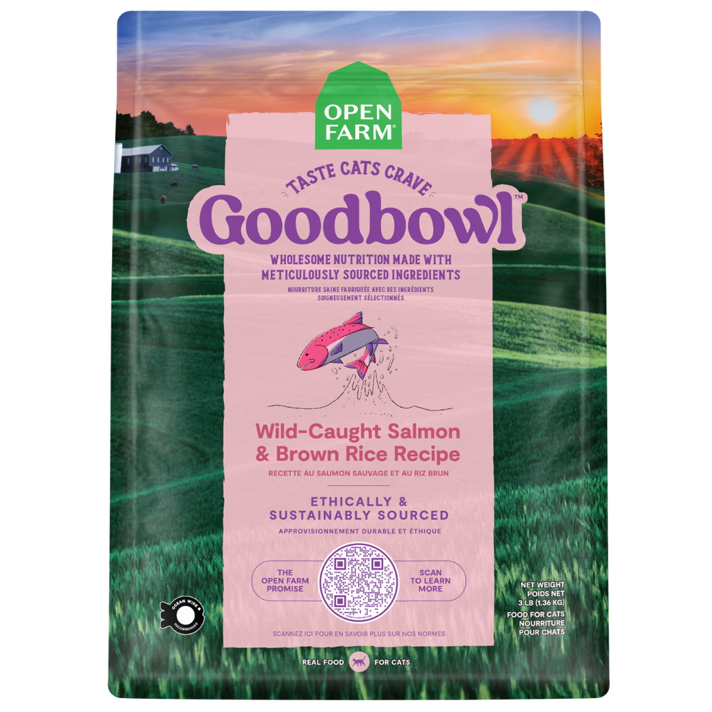 Open Farm Goodbowl Wild-caught Salmon&brown Rice Recipe Dry Cat Food