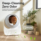 Catlink Scooper Luxury Pro X AI Self Cleaning With Odour Removal Cat Litter Box 13L 63x62x74cm - Grey
