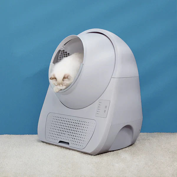 Catlink Scooper Young Pro X AI Self Cleaning With Odour Removal Cat Litter Box 13L 63x62x74cm - Grey