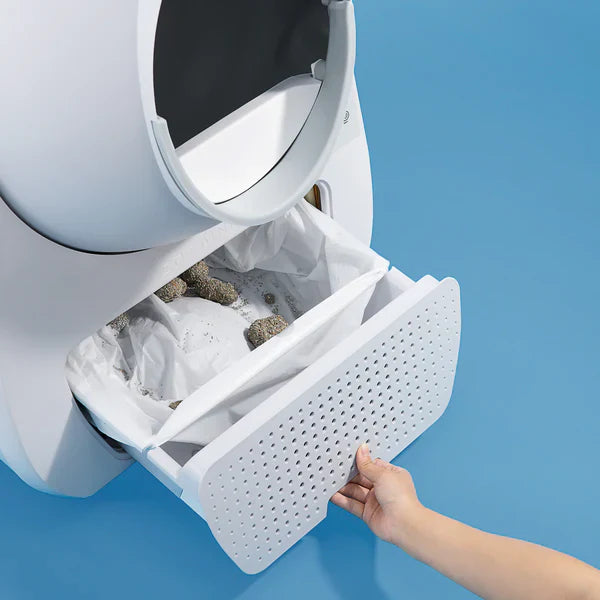 Catlink Scooper Young Pro X AI Self Cleaning With Odour Removal Cat Litter Box 13L 63x62x74cm - Grey