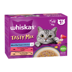 Whiskas Tasty Mix Tuna in Jelly Collection Wet Cat Food - 12X70G