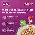 Whiskas Tasty Mix Tuna in Jelly Collection Wet Cat Food - 12X70G