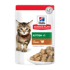 Hill's Science Plan Tender Chunks In Gravy Kitten Turkey Pouches (12x85g)