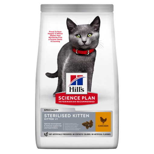 Hill’s Science Plan Sterilised Kitten Food with Chicken (1.5kg)