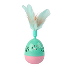 Cozy Paws Interactive Feather Stick Tumbler Toy-Mixed Colour