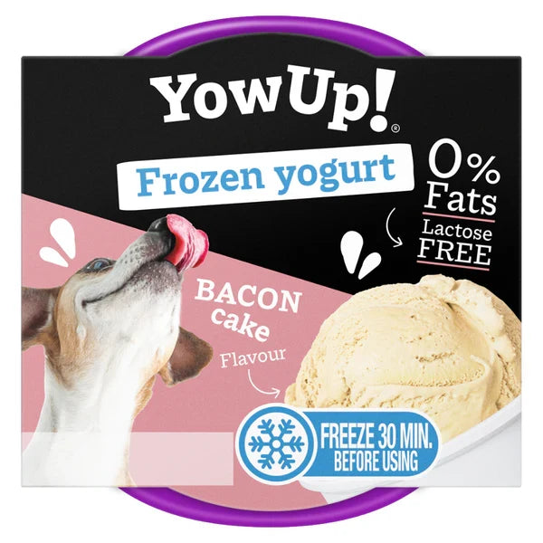 YowUp Frozen Yogurt Bacon Cake Dog Wet Food - 110G