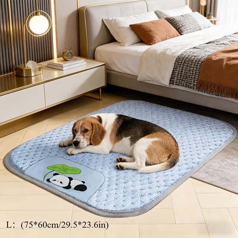 Coco Kindi Premium Pet Cooling Mat for pets 75 × 60 cm (Blue)