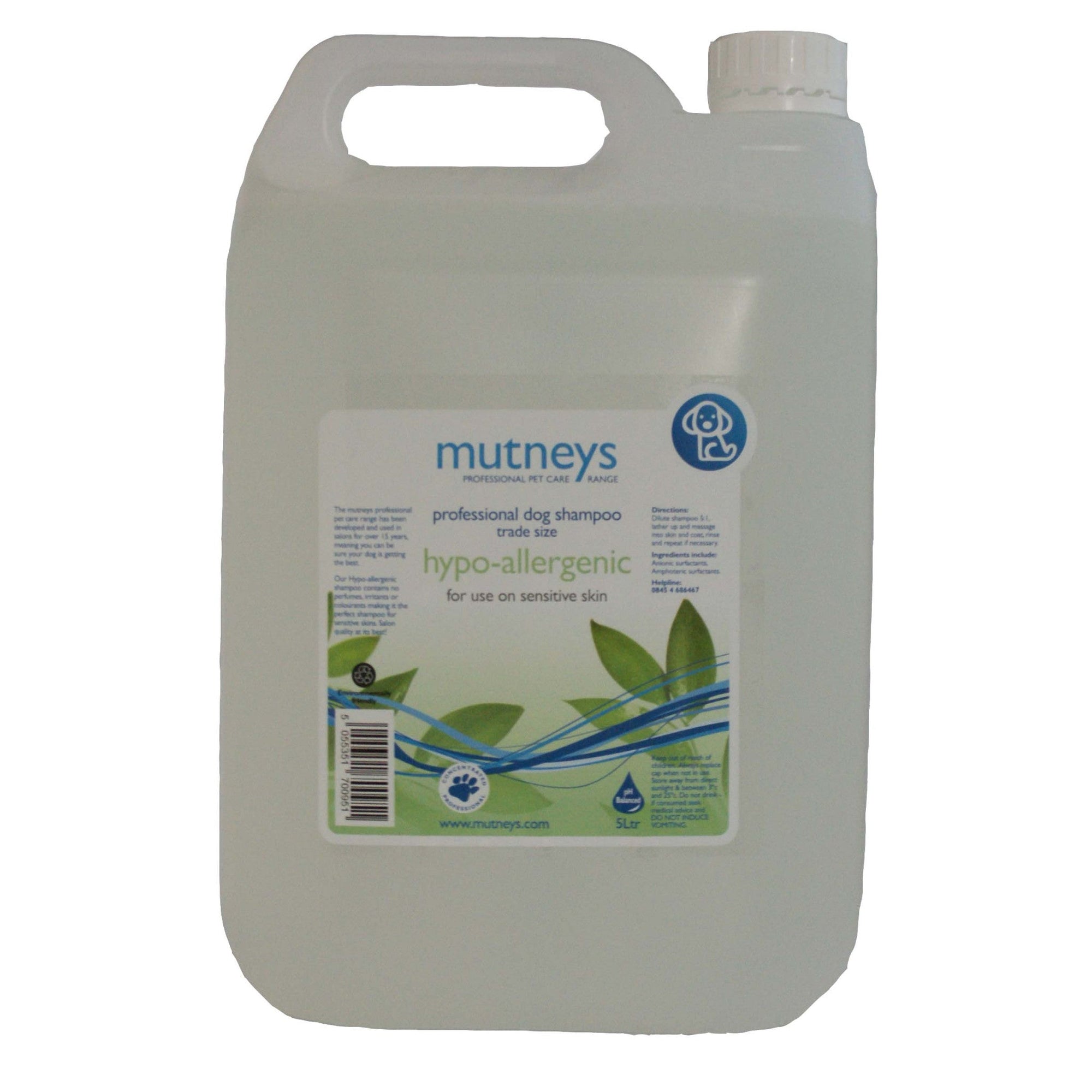 Hypo Allergenic Shampoo 5 L