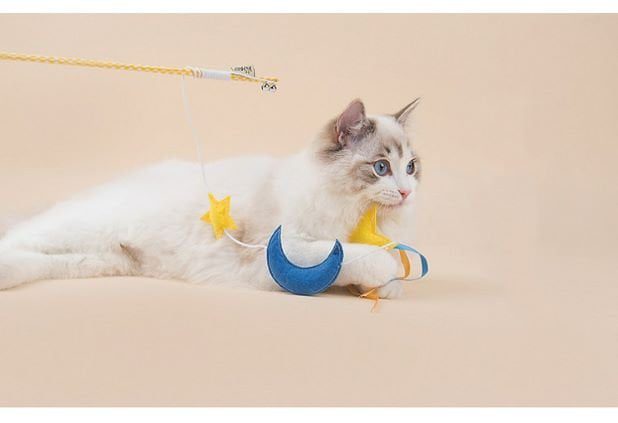 Its Meow Cotton Cat Teasing Stick