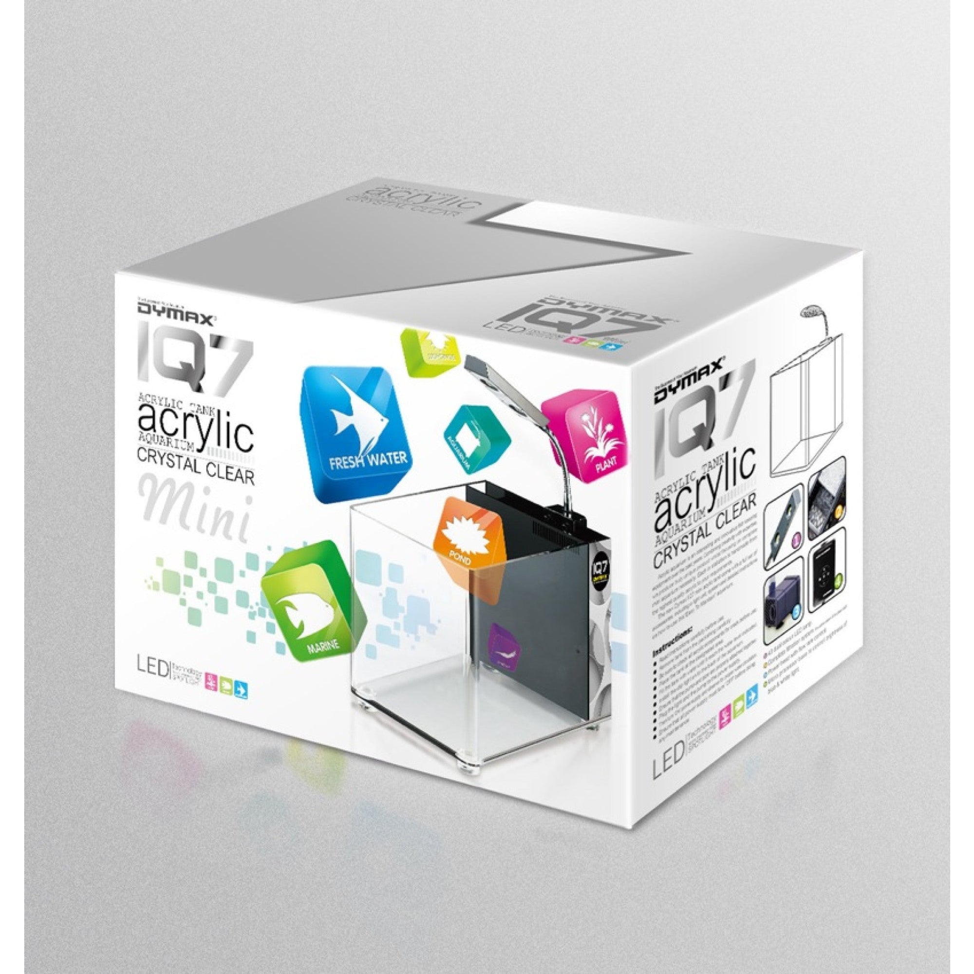 Dymax Iq7 Mini Acrylic Aquarium