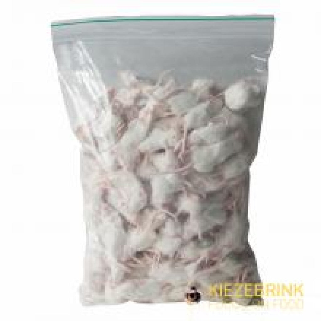 Small White Commercial Mice 10-20 g, 1 kg pack