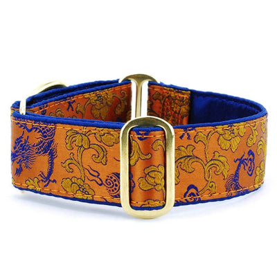 Small Satin Lined Martingale Collar – Dragon Copper