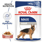 Size Health Nutrition Maxi Adult (Wet Food - Pouches) 10 x 140 g