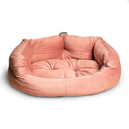 Regalia Velvet Deluxe Slumber Non-slip Dog Bed - 76cm