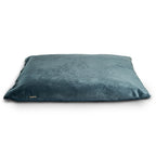 Regalia Velvet Deep Duvet Non-slip Dog Bed - Aqua