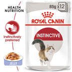 Royal Canin Feline Health Nutrition Instinctive Adult Cats Jelly (Wet Food - Pouches) 12 x 85 g - Pack of 12