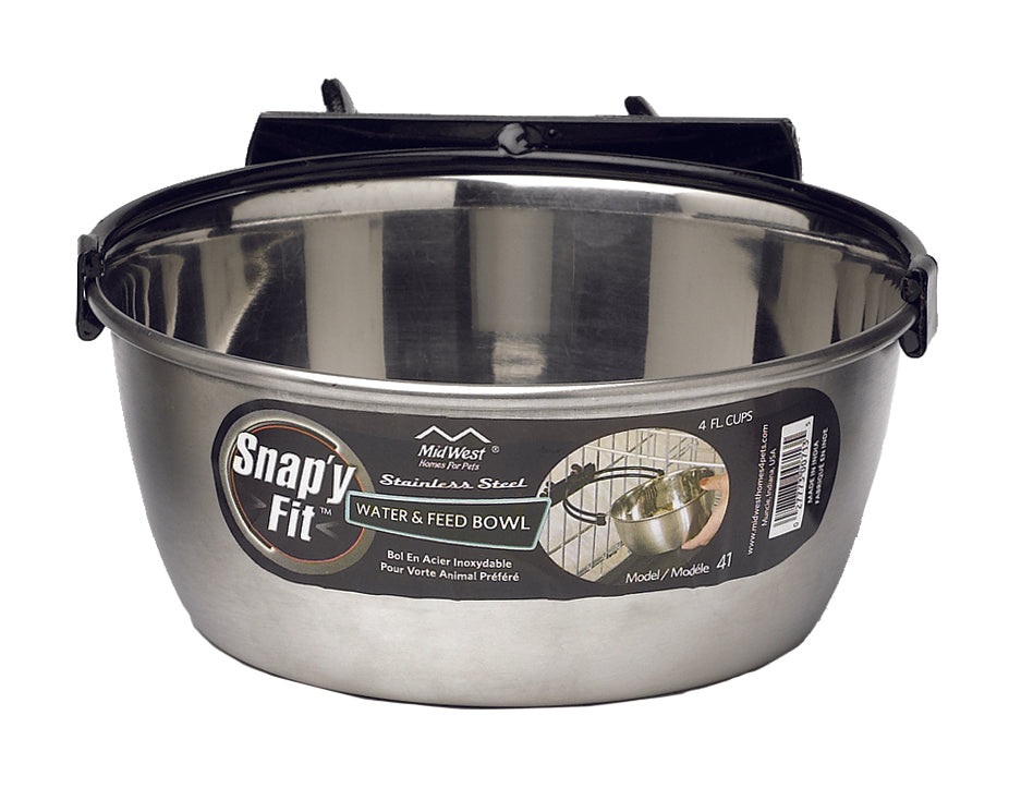 Snap’y Fit Stainless Steel Bowl