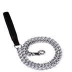 For Pet Dog Lead Chain With Pu Handle Size : Large (3.5*120Cm) (Mixed Colors)