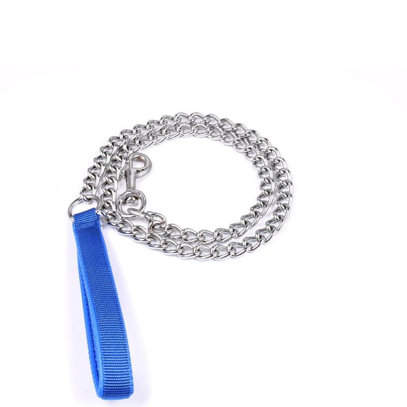For Pet Dog Lead Chain With Pu Handle Size : Large (3.5*120Cm) (Mixed Colors)