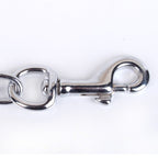 For Pet Dog Lead Chain With Pu Handle & Collar - Large (3.0*120Cm) (Mixed Colors)