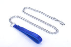 For Pet Dog Lead Chain With Pu Handle & Collar - Large (3.0*120Cm) (Mixed Colors)