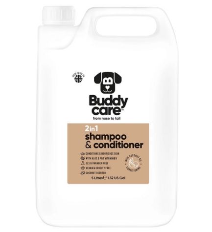 Buddycare 2in1 Dog Shampoo & Conditioner for Dogs