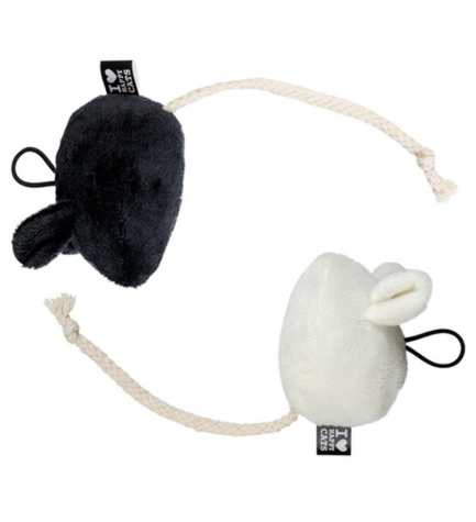D&D Home I Love Happy Cats Moosy Play Mouse Cat Toy