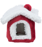 Trixie Christmas Cuddly Cave for Small Pets - RED/23X18X24CM