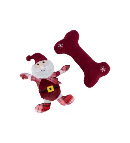 Trixie Christmas Plush Gift Set Dog Toy