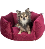 Trixie Natalya Round Bed for Dogs - BORDEAUX/50CM
