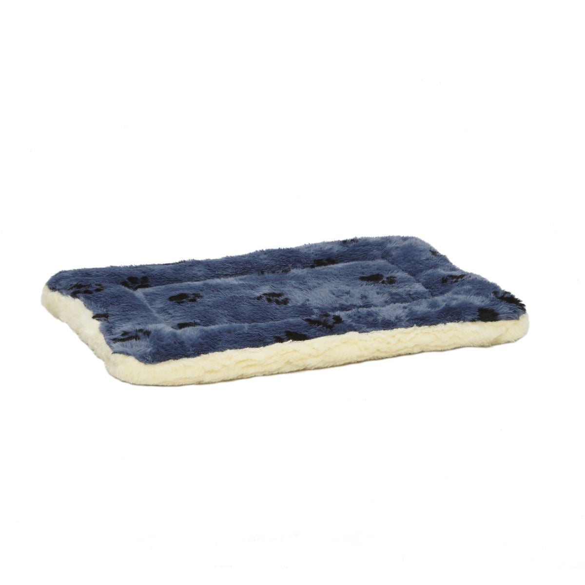 QuietTime Reversible Paw Print Fleece Pet Bed