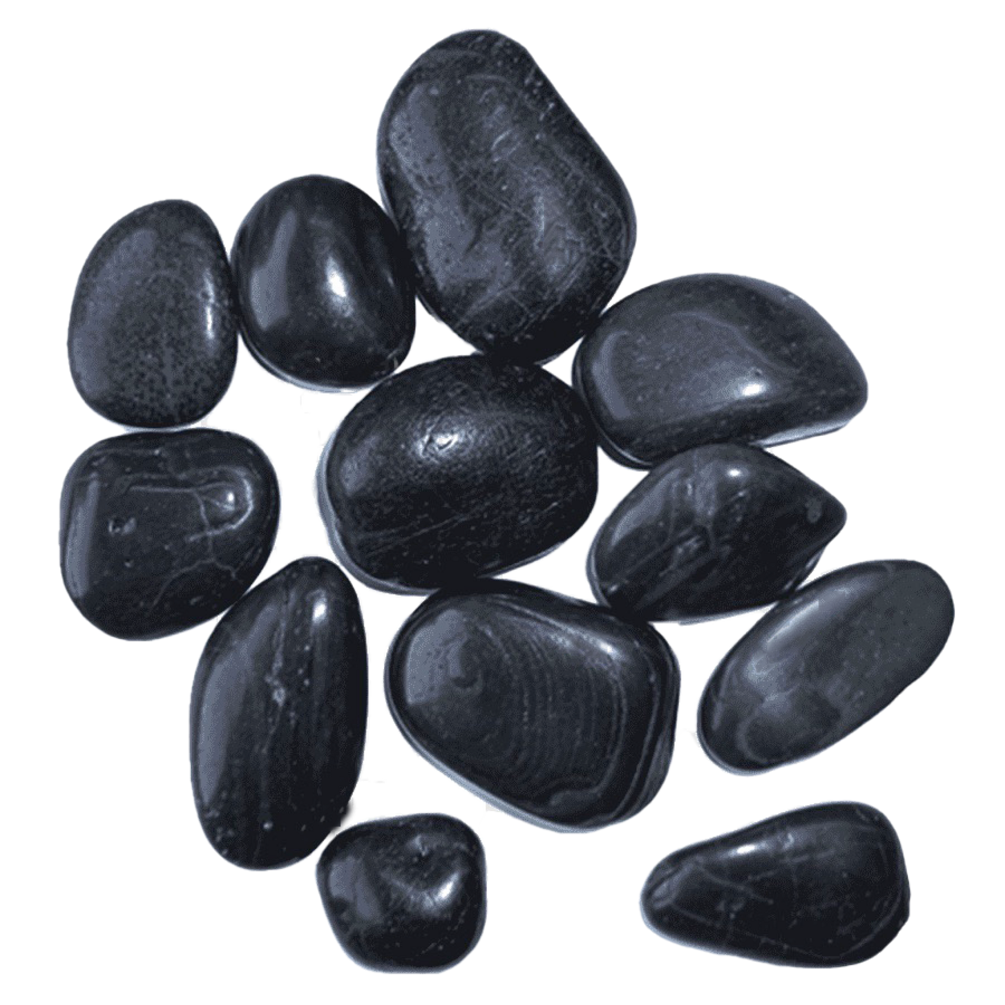 Dymax Black Yuhua Stones 3-5 cm, 4 kg