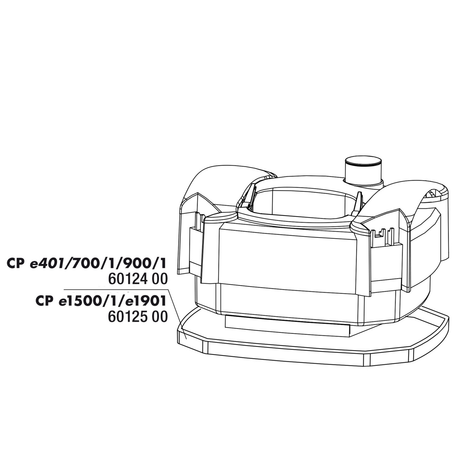JBL CP e4/7/900/1,2 Pump Head Rubber Gasket