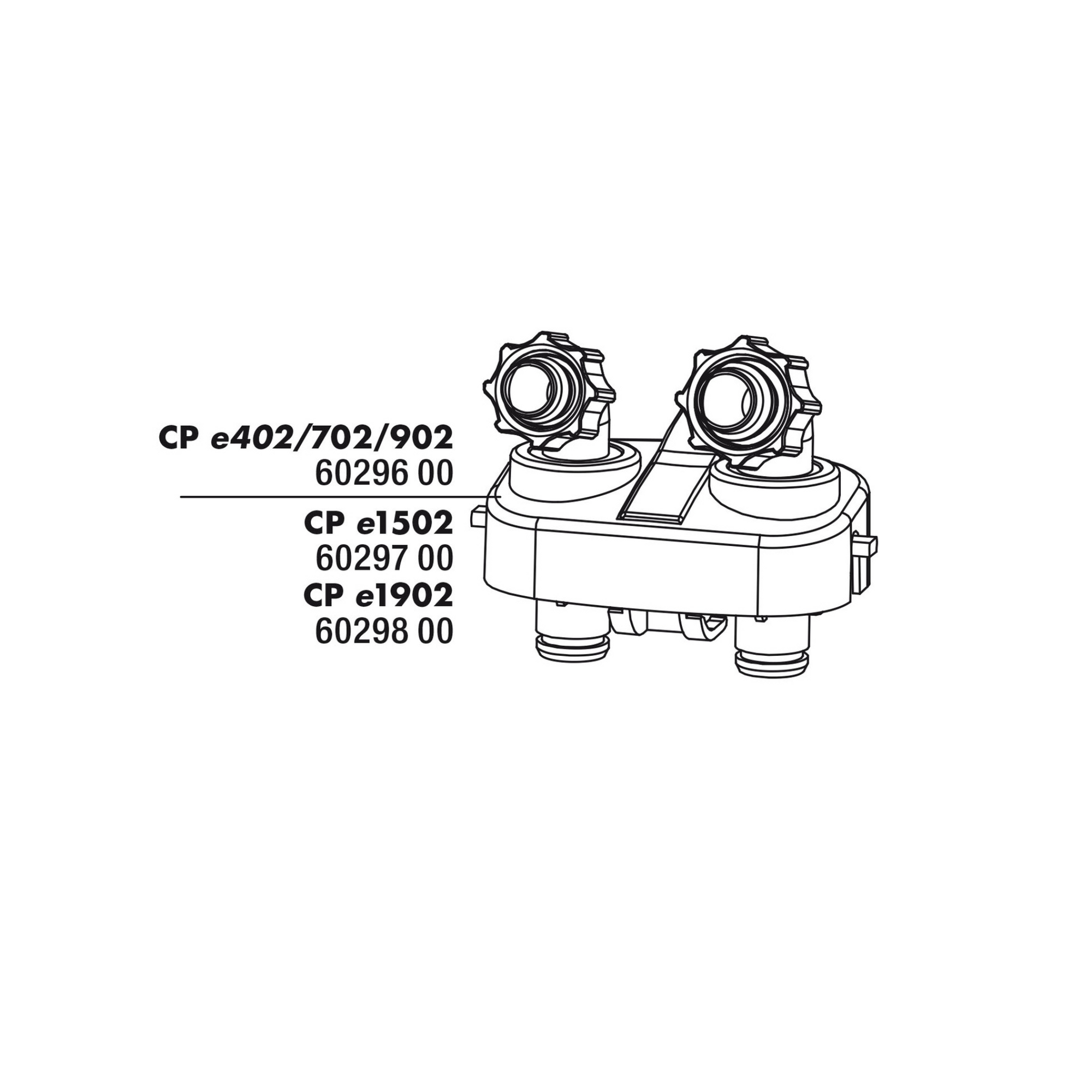 JBL CP e1502 Hose Connection Block C X02