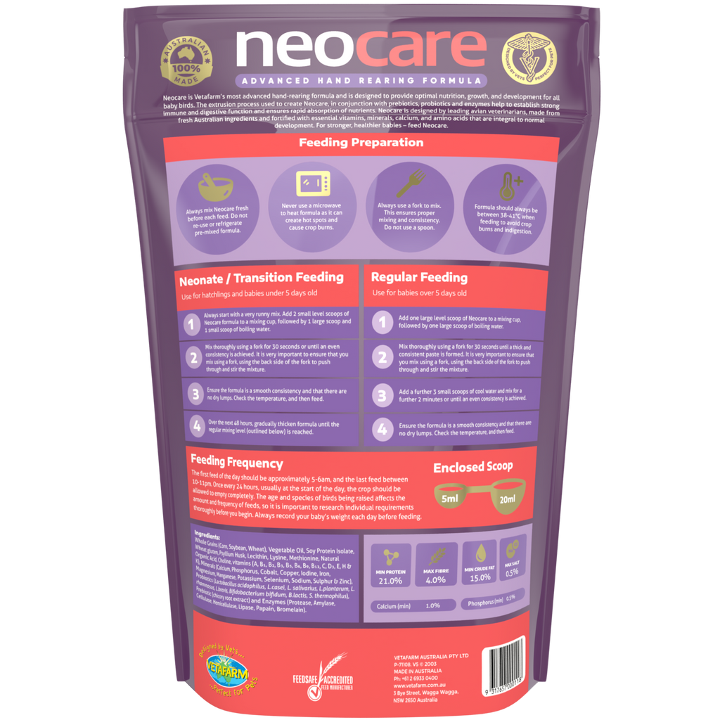 Neocare Hand Rearing 450 g
