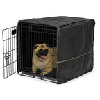 Black Polyester Pet Crate Covers