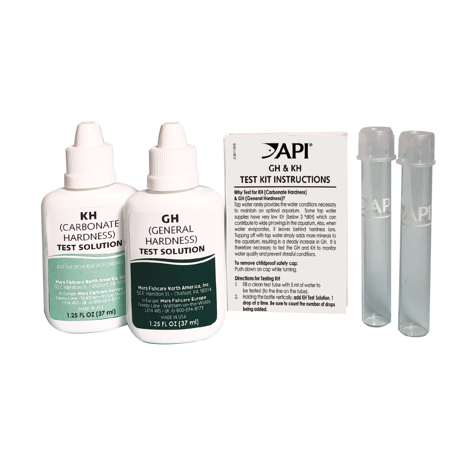 API Gh & Kh General & Carbonate Hardness Test Kit