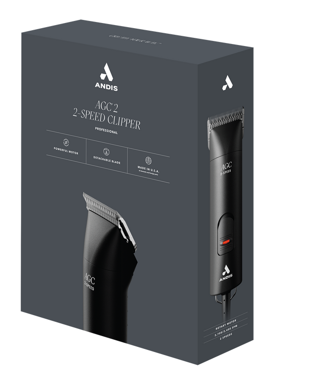 Andis Agc 2-Speed Clipper With Detachable #10 Blade-Blac