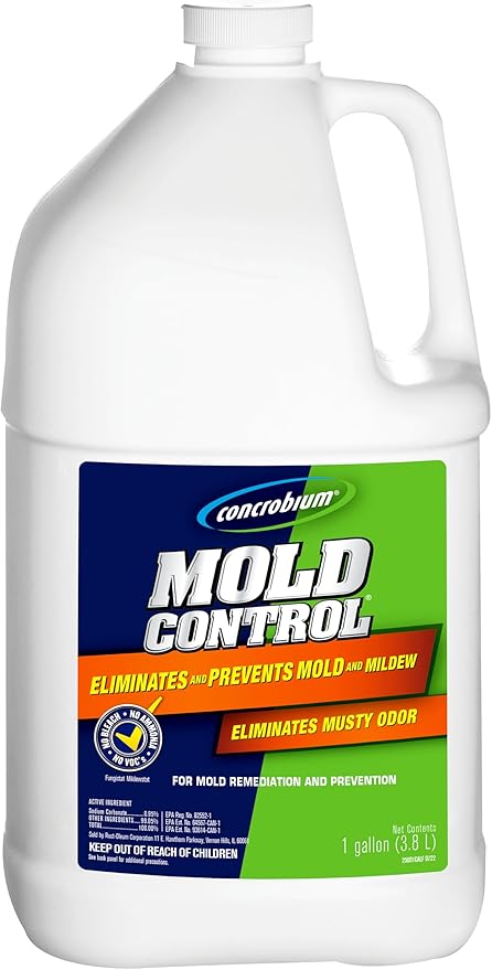 Concrobium 25001 Mold Control Jug, Gallon , CC128OZ 4PK MODE CONRTOL CA (4 x 3.78 L / 1 Gallon ) - PACK OF 4 GALLON