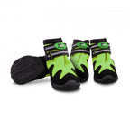 Outdoor Dog Shoes Green XLarge, 7 cm