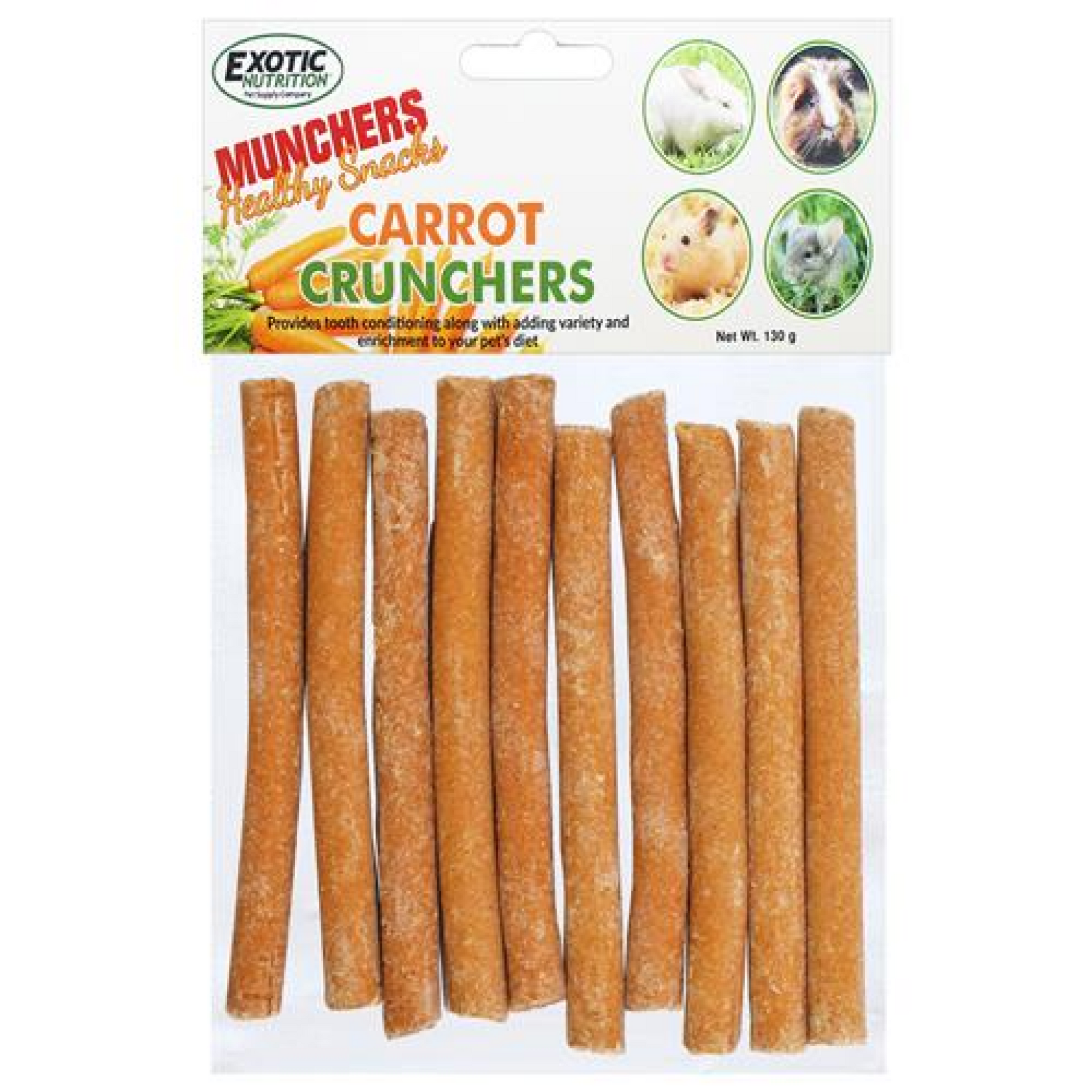 Munchers Carrot Crunchers 10/pk, 130 g