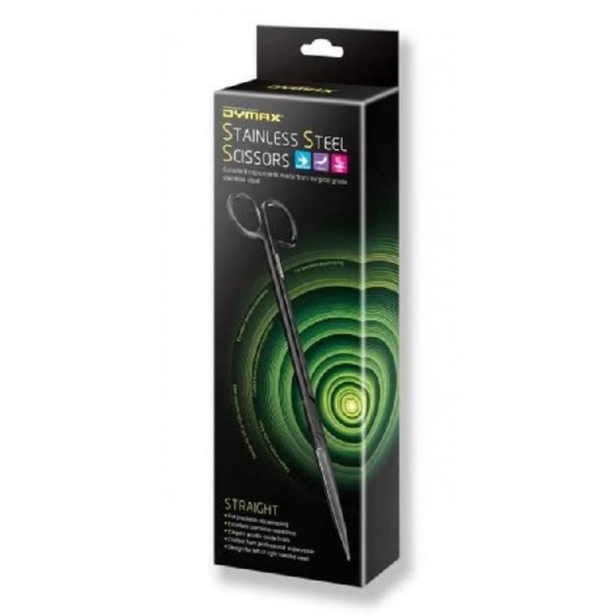Dymax Stainless Steel Scissor Straight