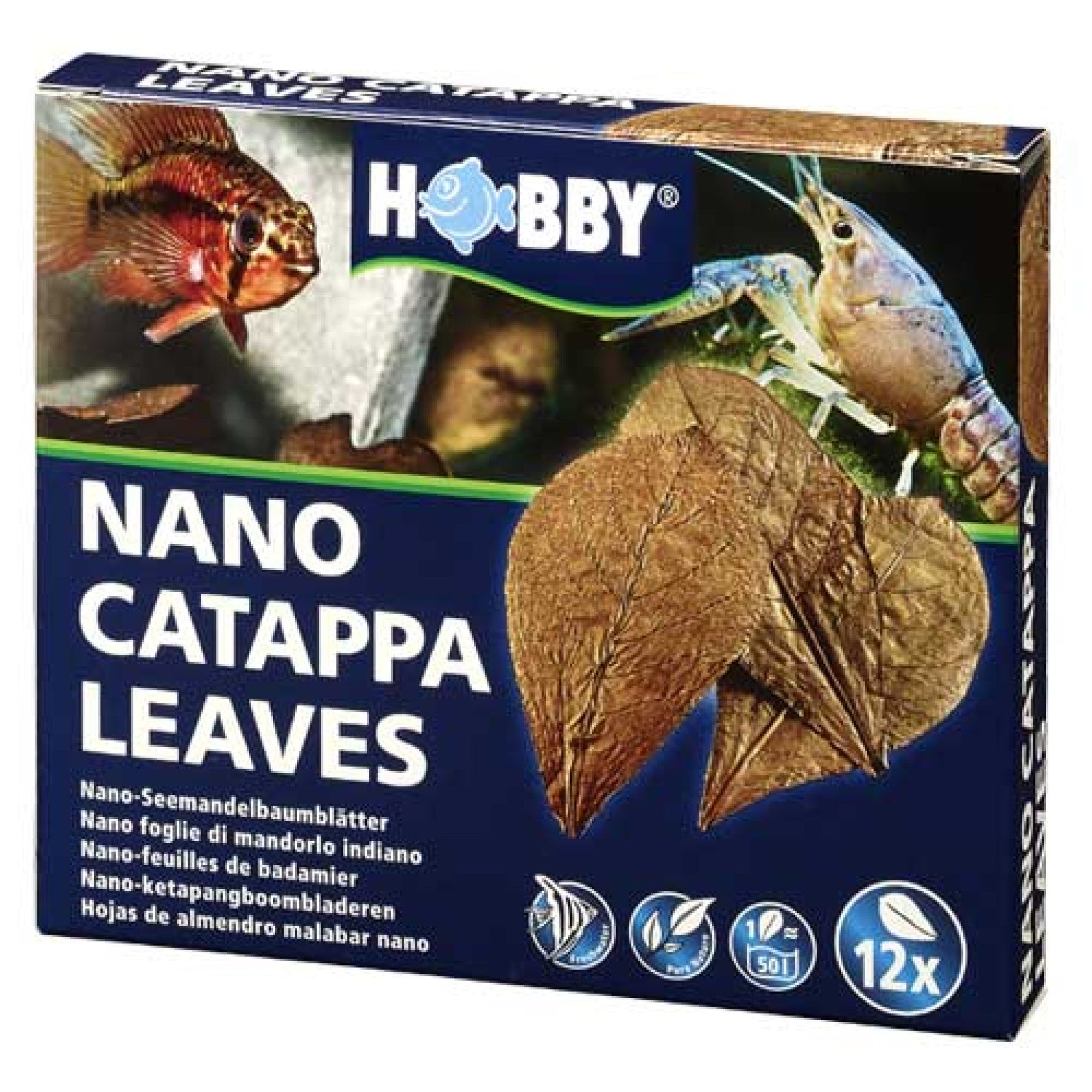 Nano Catappa Leaves 12 pcs